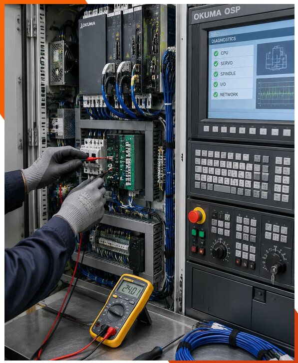 Ремонт систем ЧПУ Okuma OSP в Октябрьском